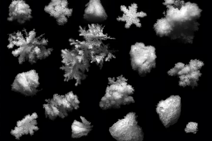 The Multi-Angle Snowflake Camera, or MASC, is able to capture 3D photos of individual snowflakes in free-fall