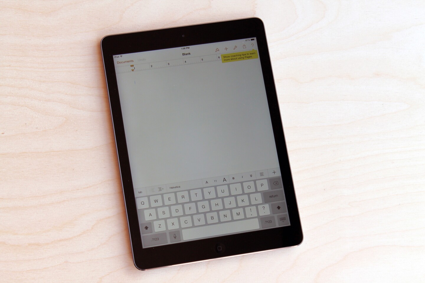 Pages is a solid and simple mobile word processor