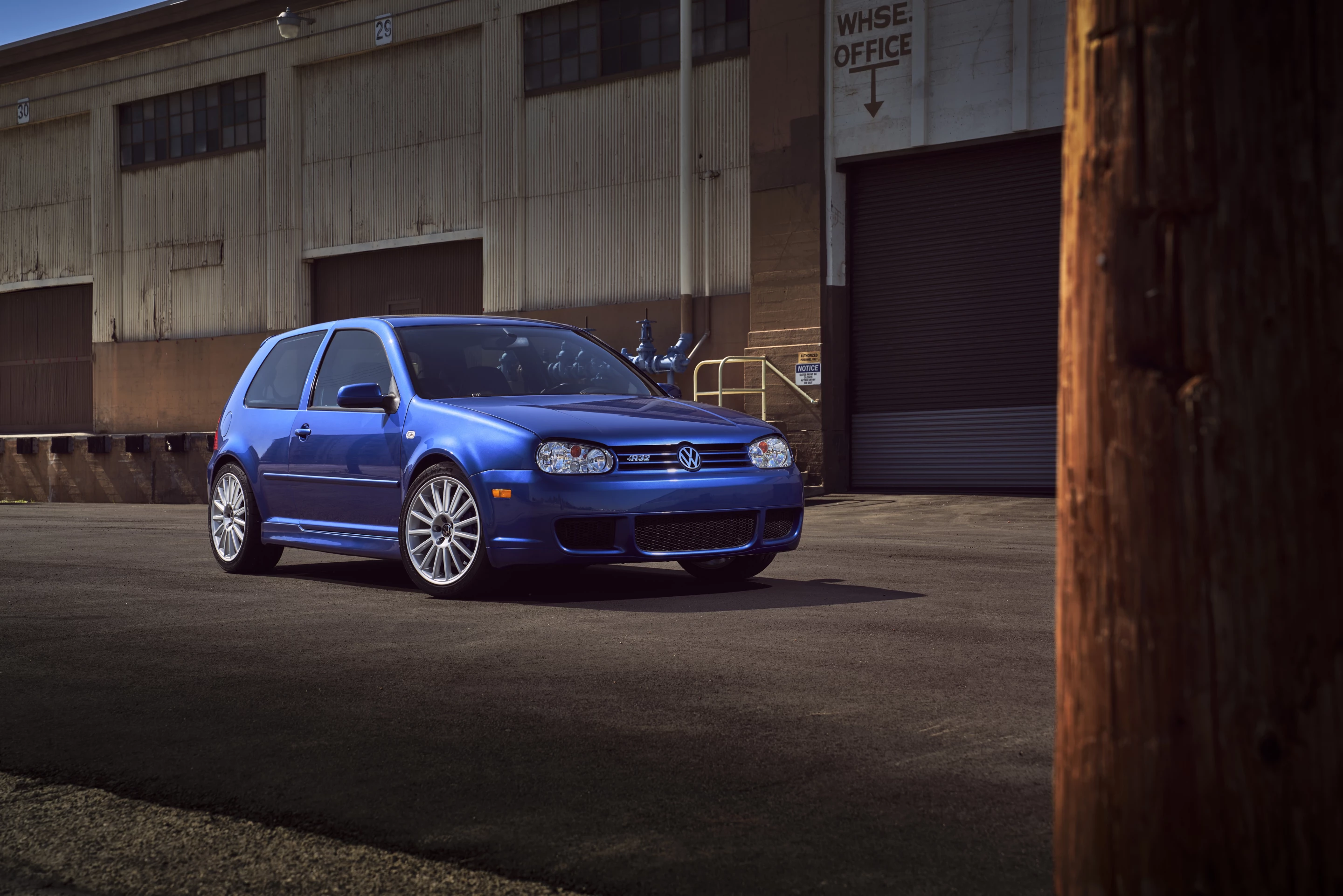 Also in the Volkswagen booth at SEMA 2022 will be this 2004 Golf R32 in Deep Blue