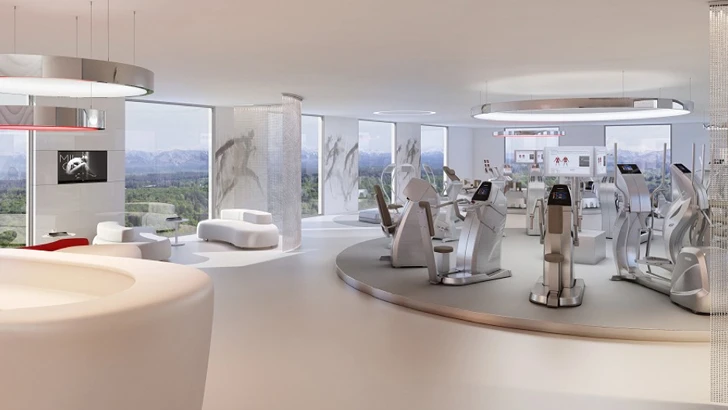 Efficient LED lighting is managed by a monitoring system (Photo: Haupt Immobilien)