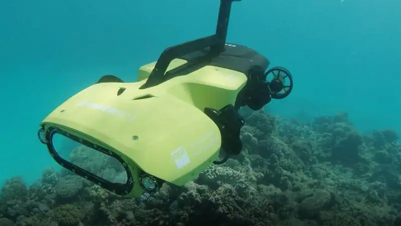 An adaptation of the RangerBot pictured here will be used to distribute coral larvae around the Great Barrier Reef