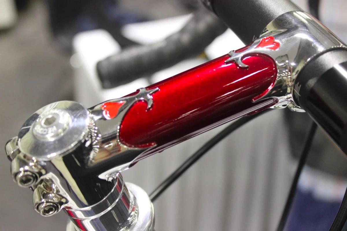 This stunning stem from Bellon Handmade Bicycle was just one of the treasures on display at NAHBS 2016