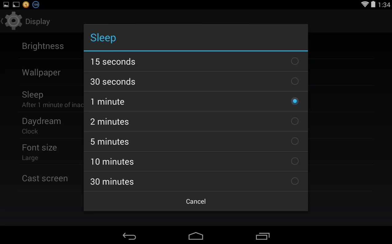Tweak display settings and features to improve battery life