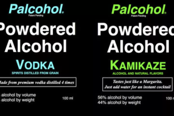 Palcohol's labels have been removed from the company website after reports that the product was approved by the US government in error