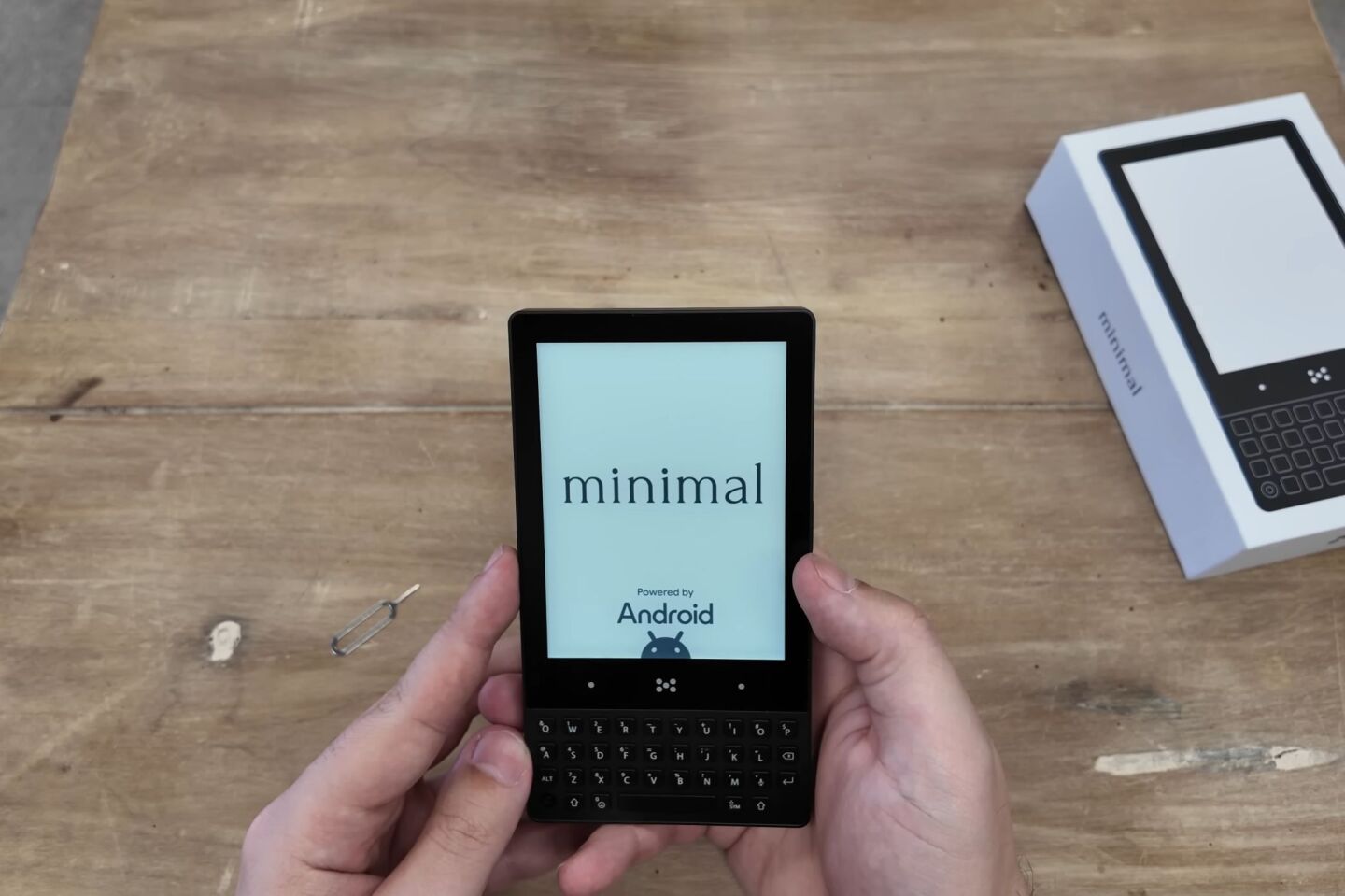 The Minimal Phone runs Android 14, for access to the Play Store and its apps