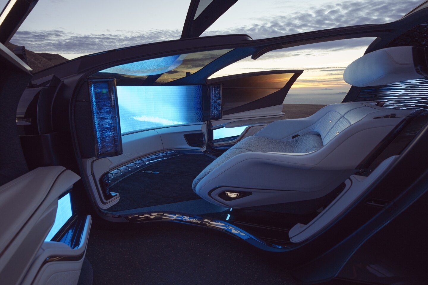 The display can play augmented reality, entertainment or health/wellness content