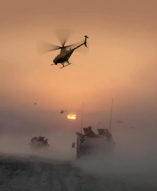 The RQ-8B VTOL UAV will play a major role in convoy protection when it is deployed