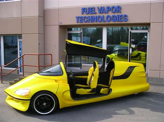 The Future Vehicle Technologies Ale', look-alike forerunner to the under-wraps eVaro
