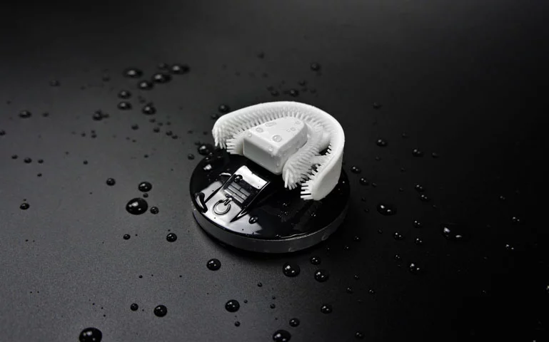 The Chiiz on its charging dock