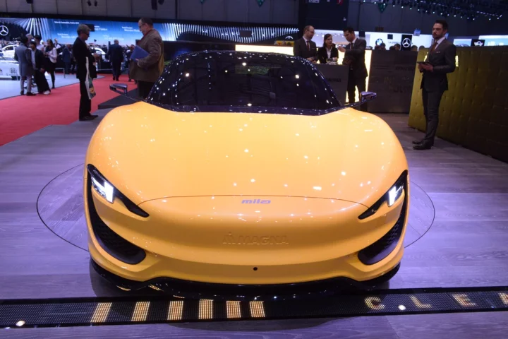The Magna MILA Plus at the Geneva Motor Show (Photo: CC Weiss/Gizmag)