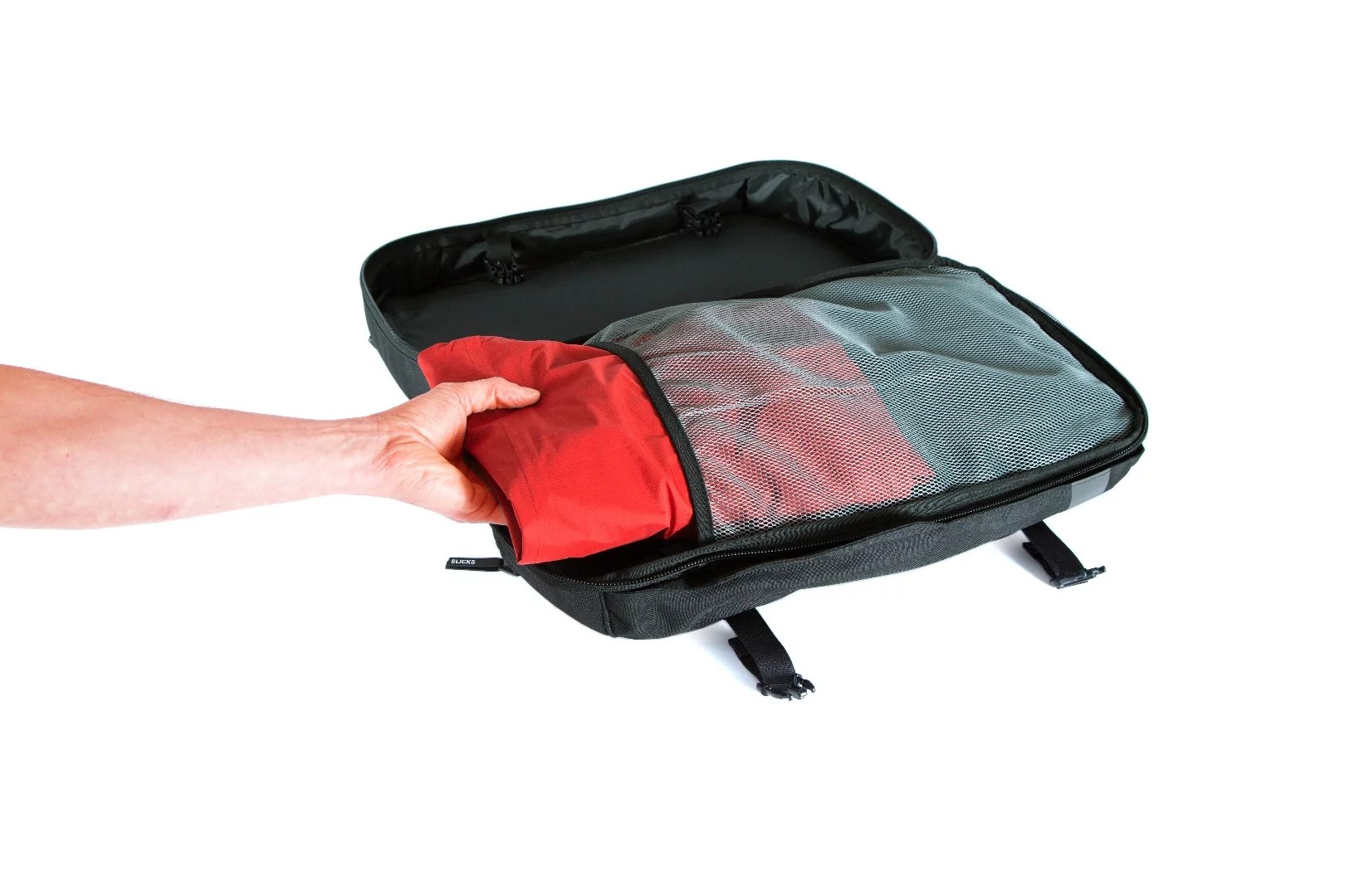 The Slicks Travel System comes with multiple inserts and sleeves