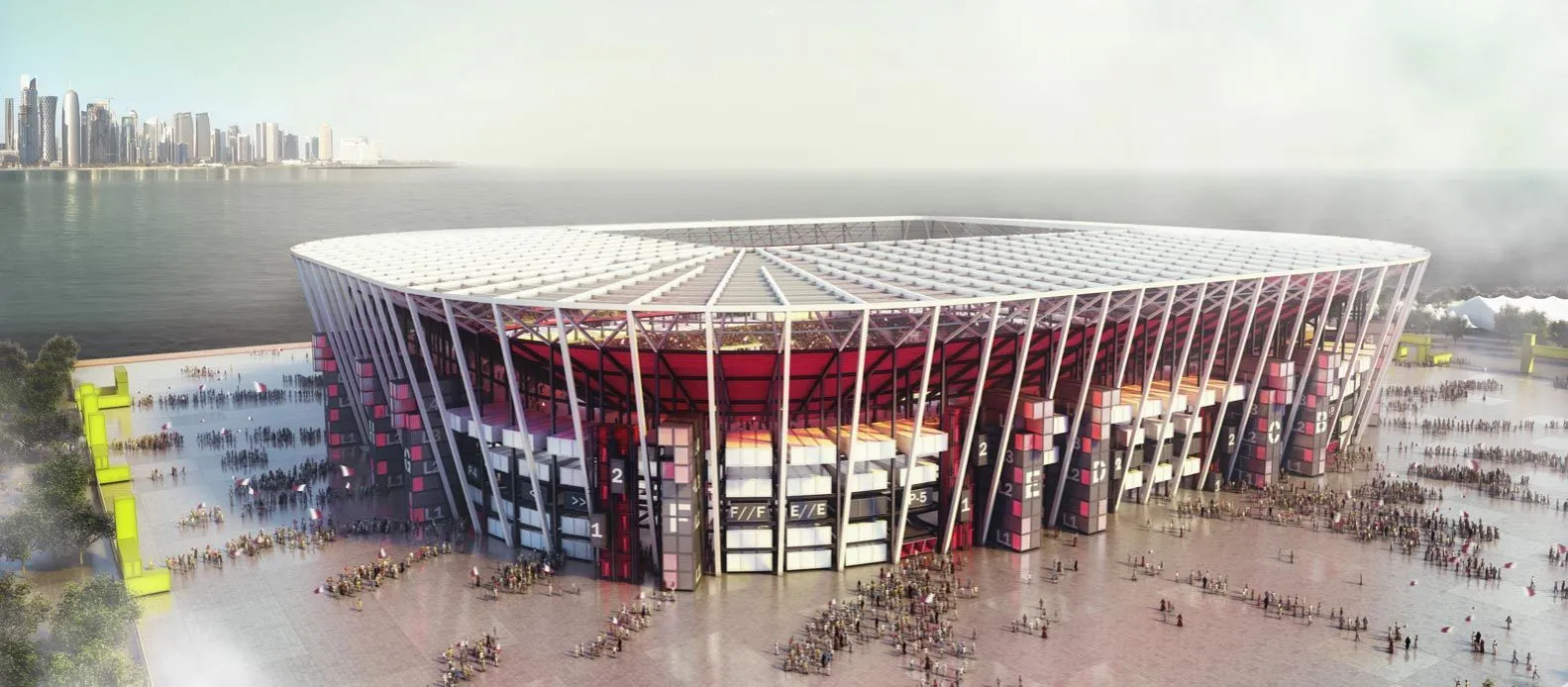The Ras Abu Aboud Stadium is slated for completion in 2020