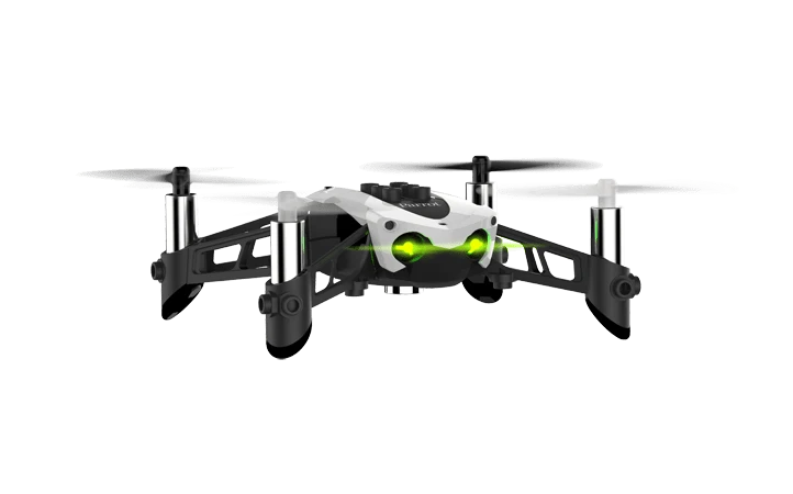Fully loaded, the Mambo drone carries six balls that are said to be soft and safe to fire