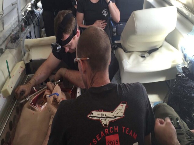 The simulated operations were conducted on a Canadian research jet