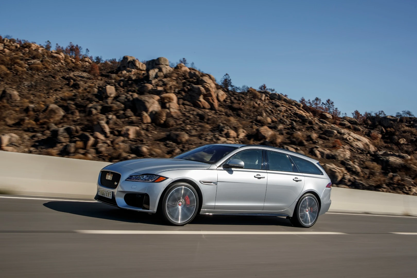 The 2018 Jaguar XF Sportbrake is a beautifully-designed wagon whose classic proportions hint at its old world origins while modern touches promise today’s luxury is underneath