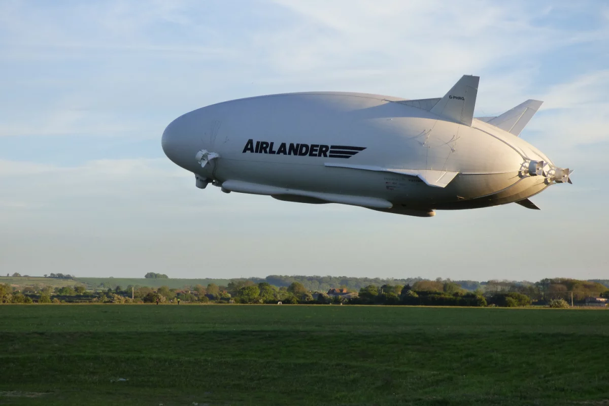 The Airlander 10 takes to the skies once again