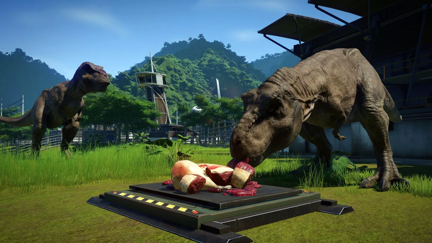 Jurassic World Evolution strikes the perfect balance between the two themes of the movies – the majesty and chaos of nature