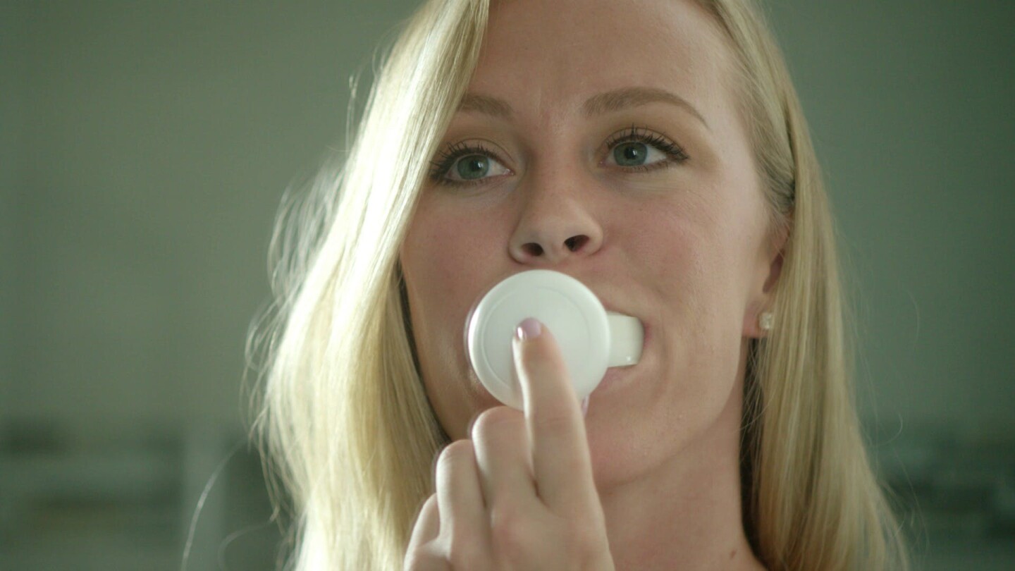 The Amabrush (pictured) and the Unico resemble a mouthguard