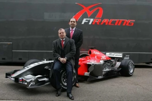 Colin Kolles and Alex Shnaider at the 2006 launch