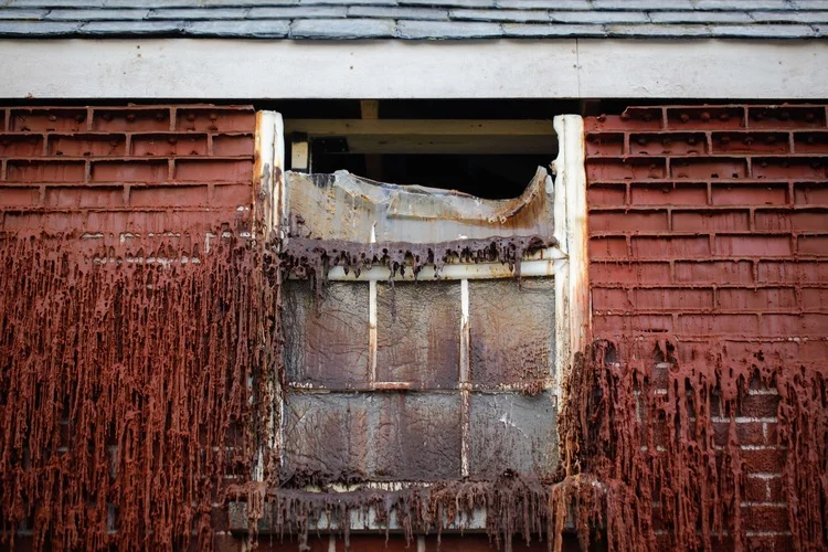 The windows are also made from wax and will duly melt as the project progresses (Photo: Tommophoto)