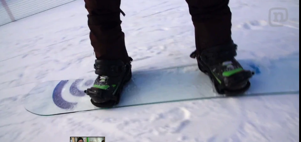 On the snow