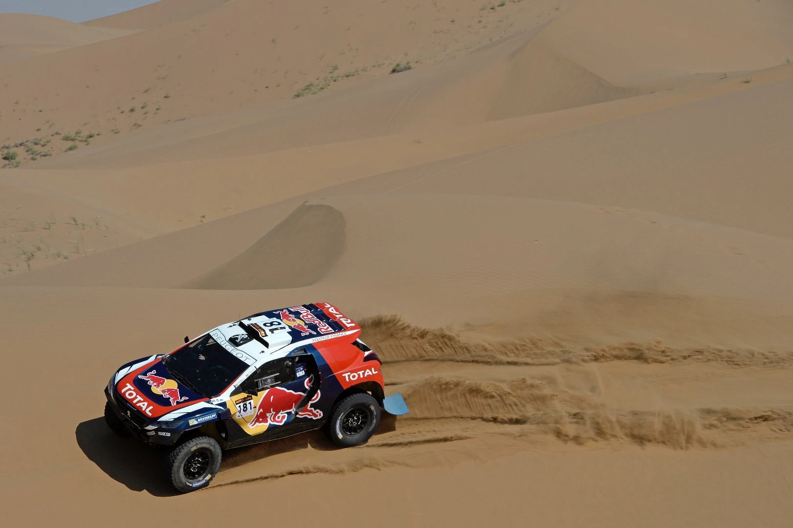 Team Peugeot Total placed first and second at the recent China Silk Road Rally