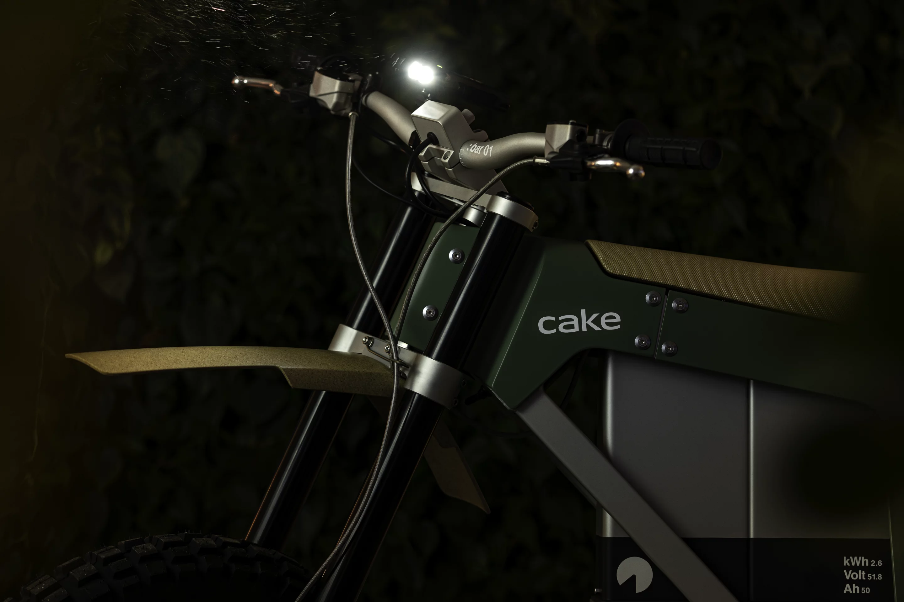 The Kalk AP bikes have been fitted with a Silva headlight for patrols at night
