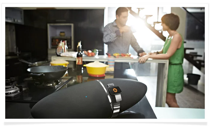 The skye system allows users to switch from room to room with their music played wirelessly