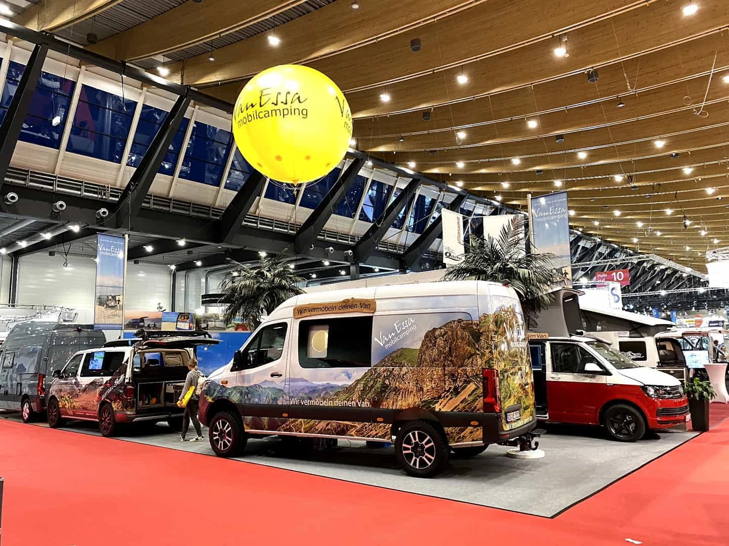 Prior to the pandemic shutting down shows around the world, VanEssa took its Sprinter show van to Germany's CMT and F.re.e shows