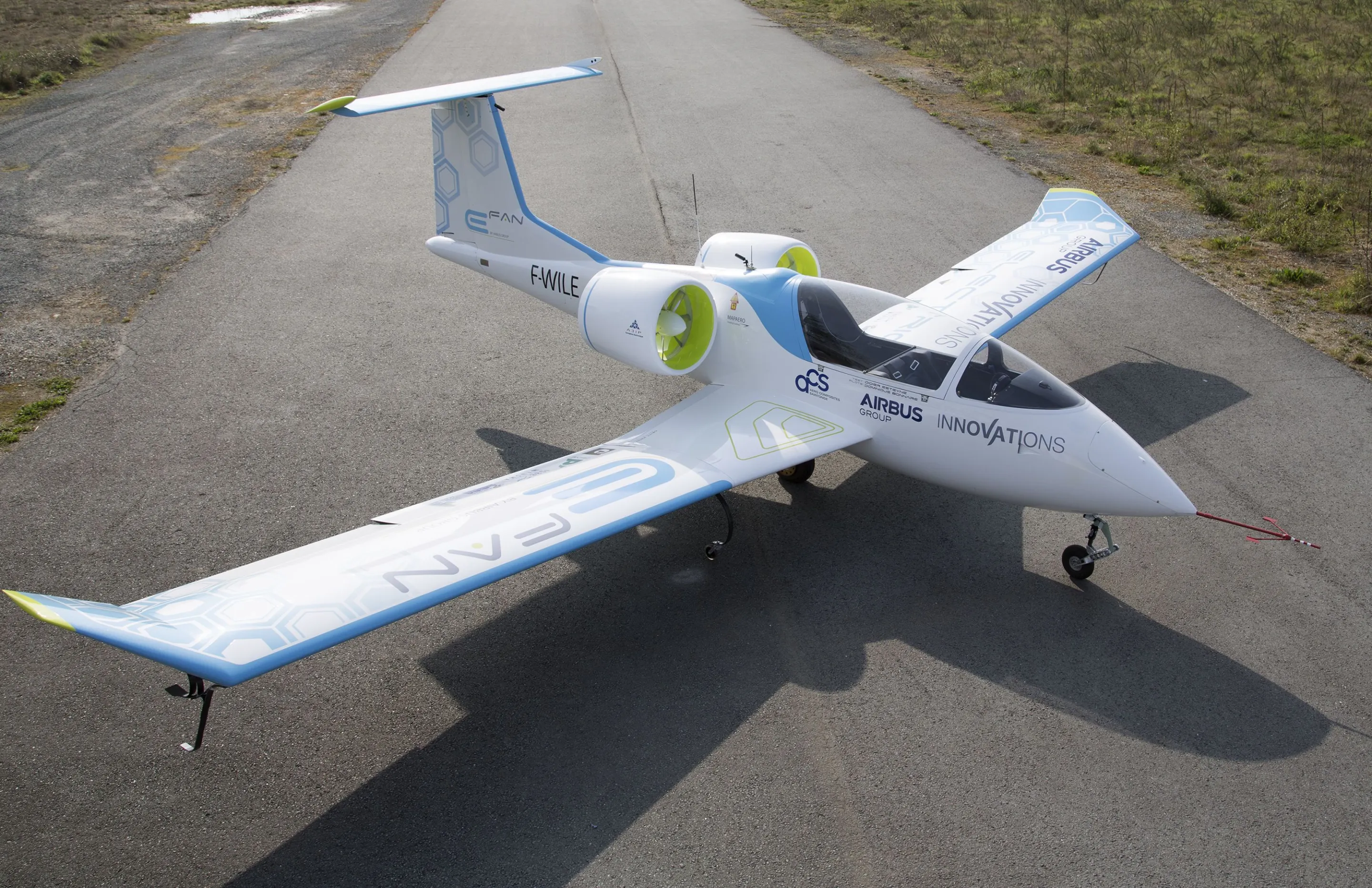 E-Fan has zero carbon dioxide emissions