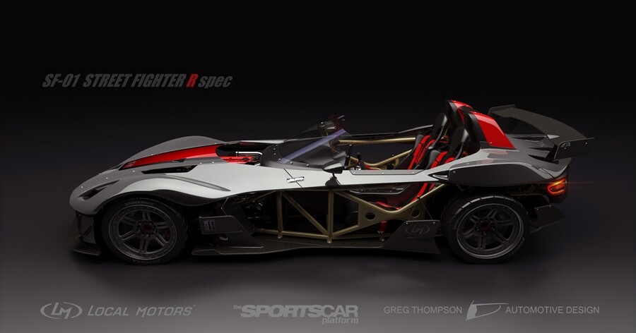 The SF-01 Street Fighter was designed by Greg Thompson