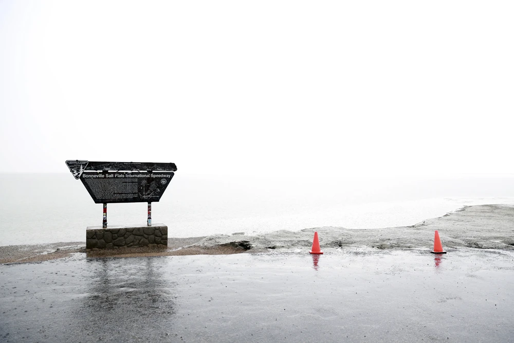 The site of the test run at Utah (Photo: Denis Boussard/Venturi Automobiles)