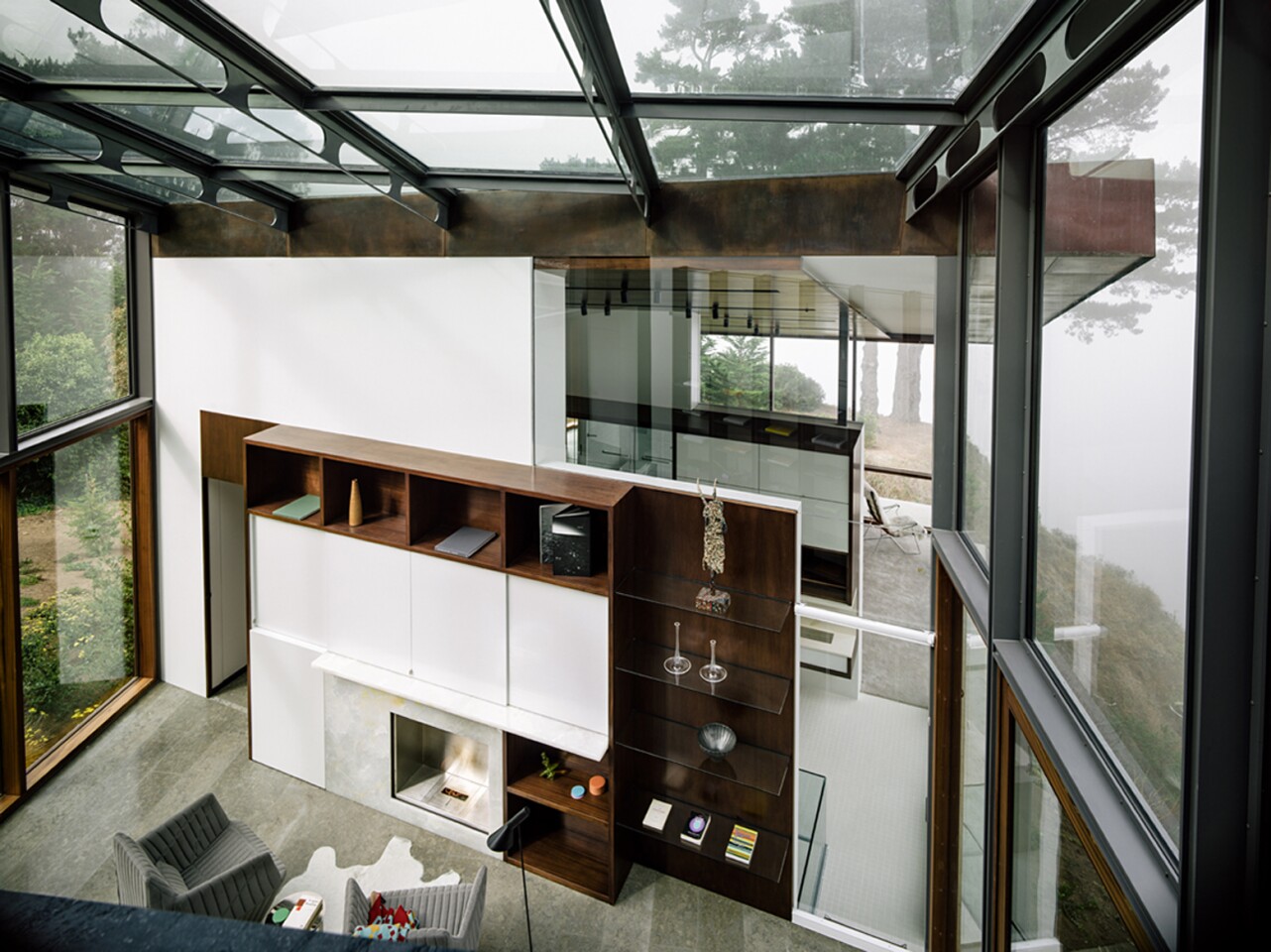 Fall House also boasts some environmentally-friendly features, including a grey water recycling system (Photo: Joe Fletcher Photography)