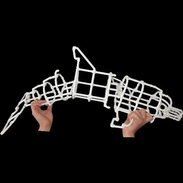 A dolphin created with Crossbeams