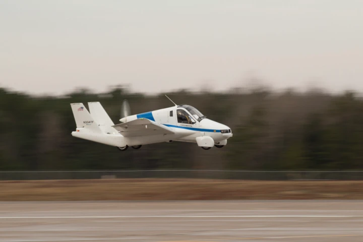 Terrafugia's Transition prototype in flight