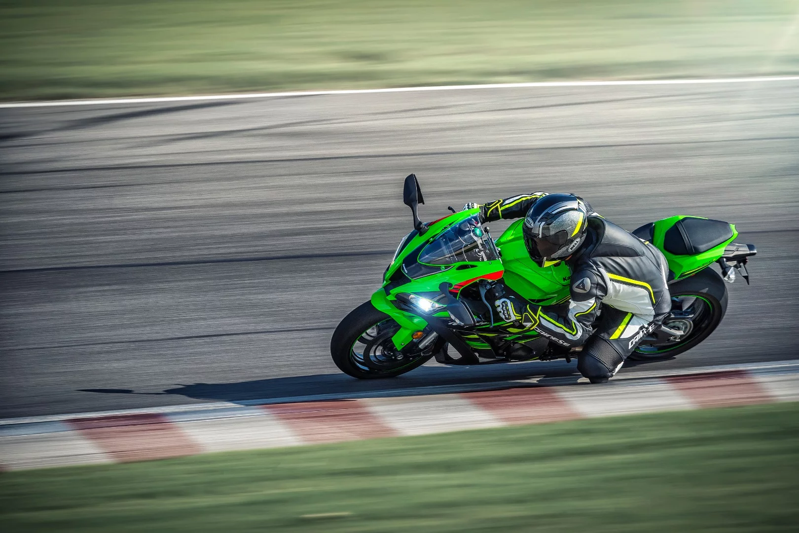 The 2019 Kawasaki ZX-10R in action