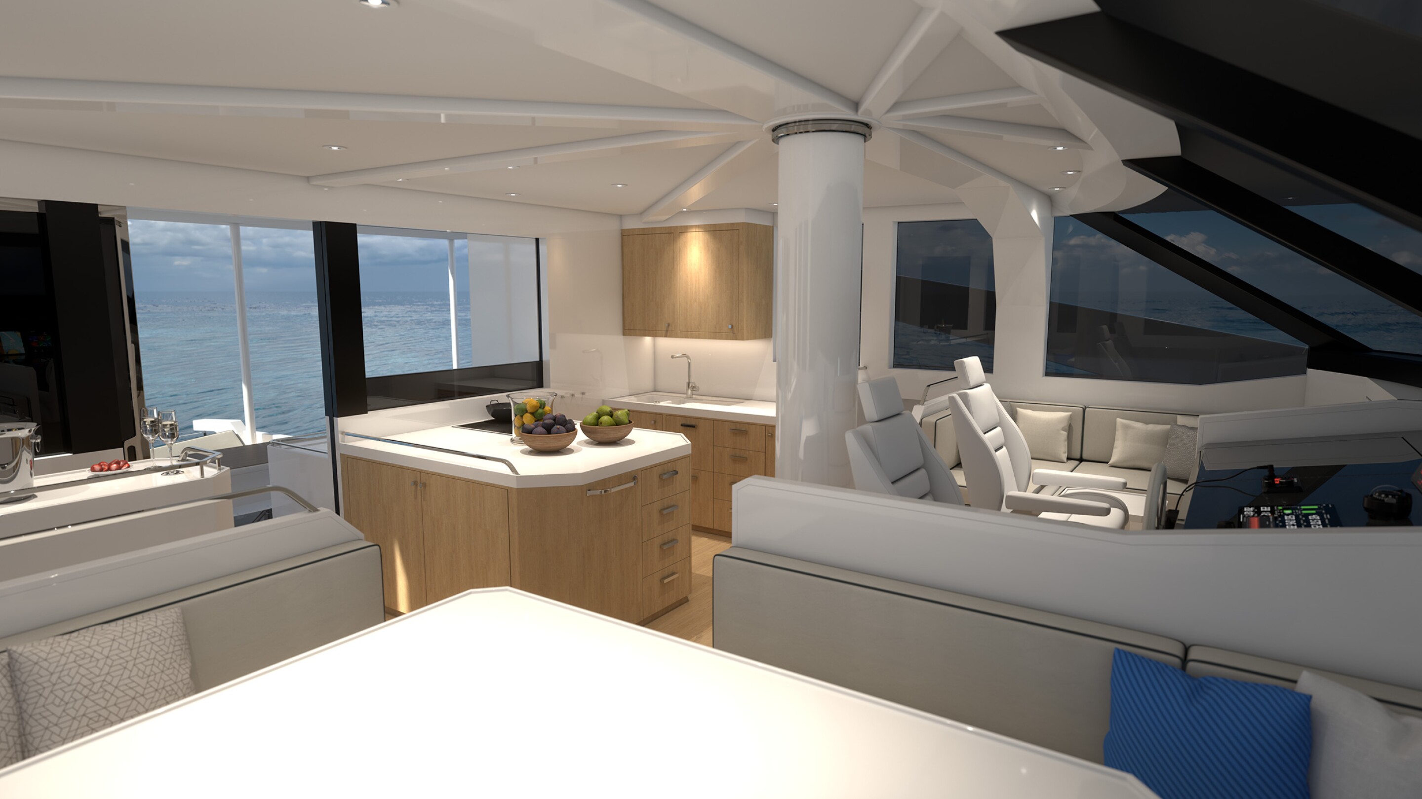 Zen50 solarelectric yacht comes with a wingsail range and speed extender