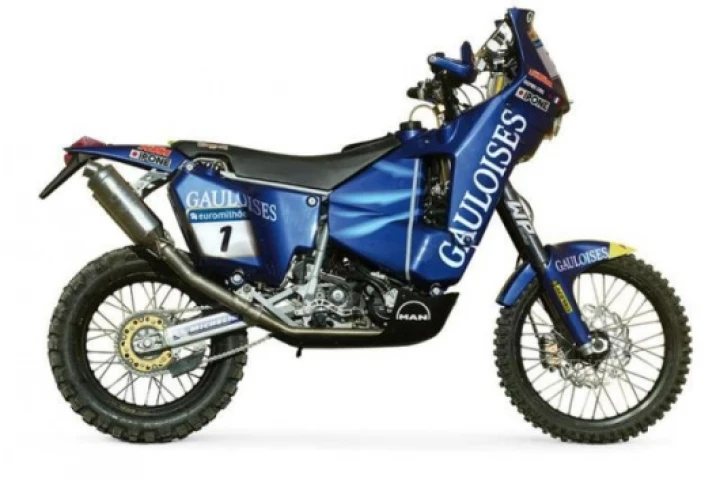 Cyril Despres' Gauloises KTM Photo: H. Peuker