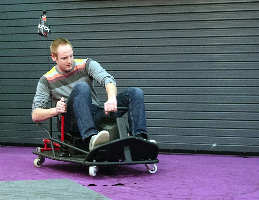 The Crazy Cart XL is a go-cart designed for drifting (Photo: Gizmag/Stu Robarts)