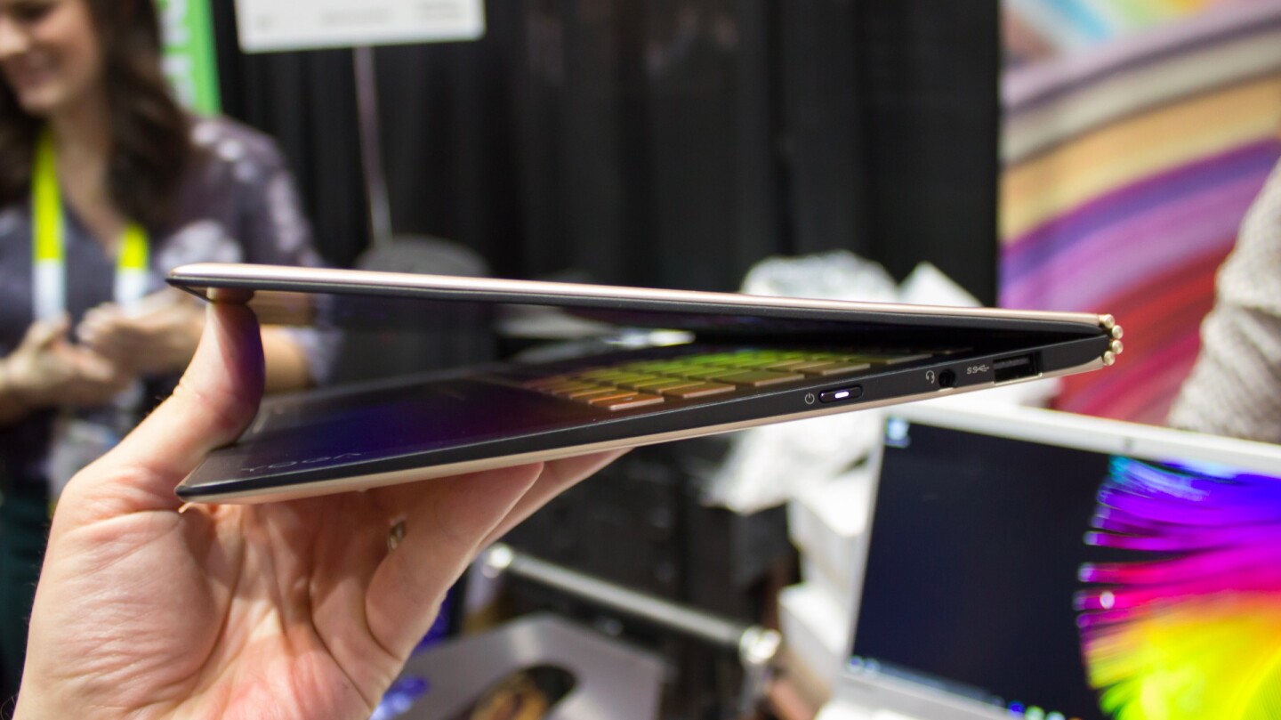 Lenovo is promising this is the world's thinnest convertible laptop, with a thickness of 12.7 mm (0.5 inches) and a weight of 998 g (2.2 lbs)