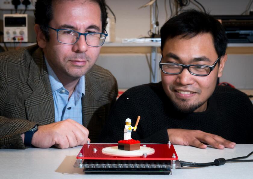 SoundBender is made up of a combination of a phased array of transducers and acoustic metamaterials