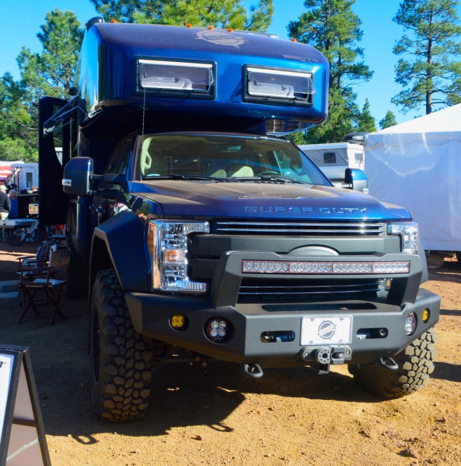 The big news is the new Ford F-550 Super Duty underneath, but the latest XV-LTS also gets a new front bumper design and redesigned fender flares