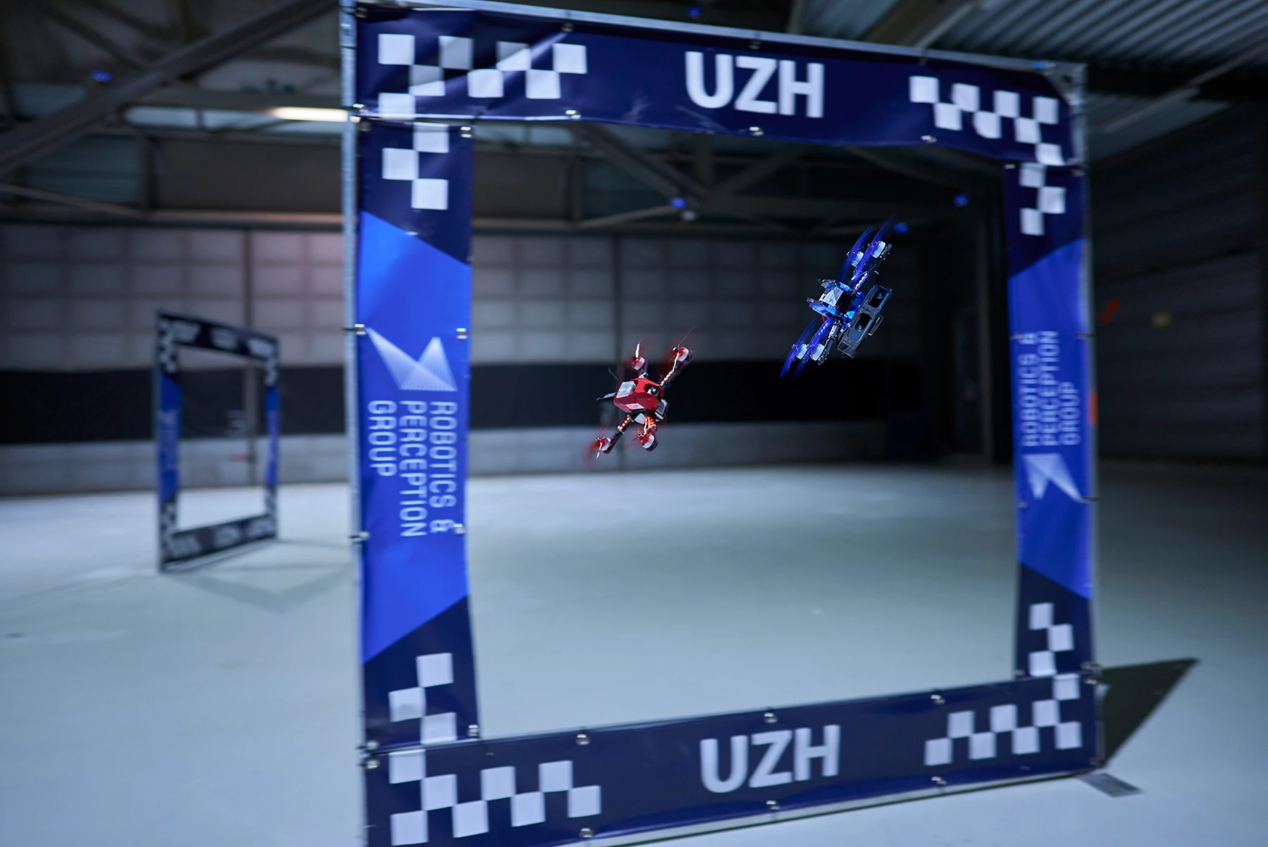 Using only on-board camera vision and an inertial measurement unit, the Swift AI piloted a racing drone to repeated victories over the world's best human pilots in Switzerland