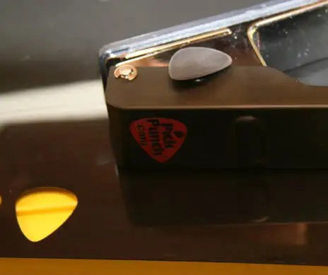 Pick Punch with an Acetal black color sheet