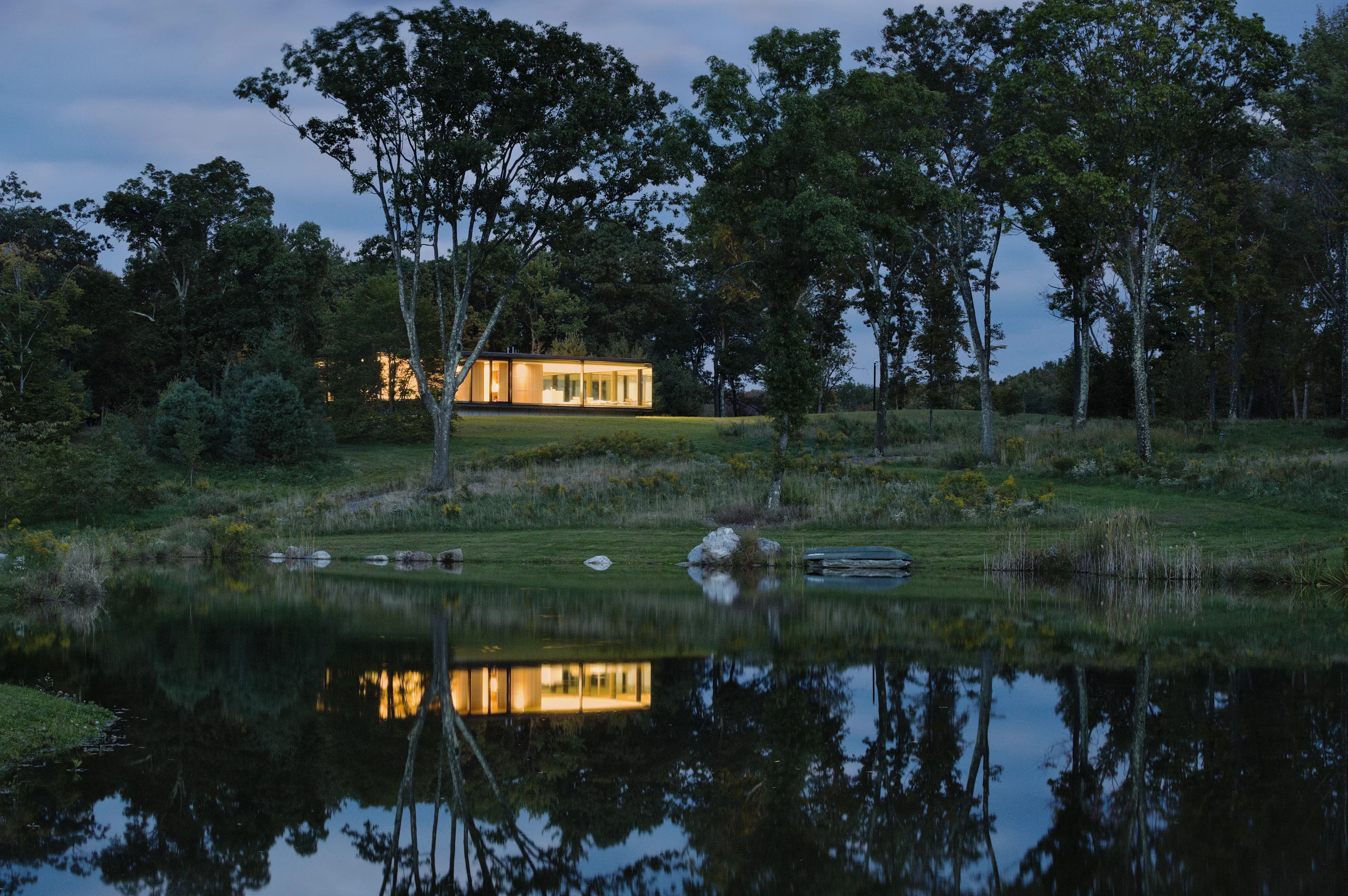 Sustainable landscape design strategies were also closely tied to the design of the house