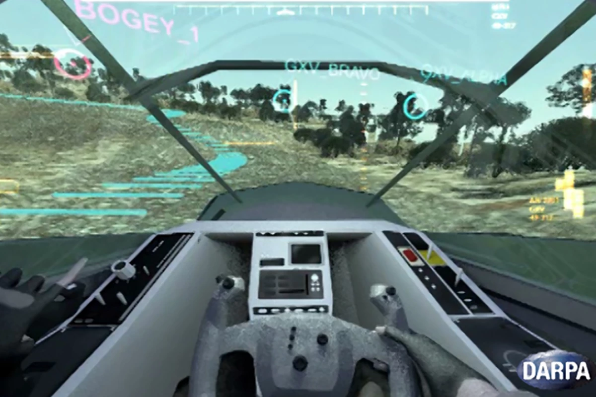 DARPA’s concept provides the driver with a closed cockpit, that's equipped with visualization technologies (Image: DARPA)