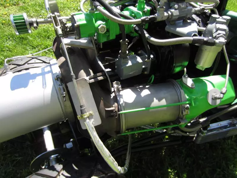 Jet Powered Junior Dragster engine