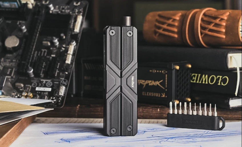 Nextool Gemini packed up with full bit sleeve