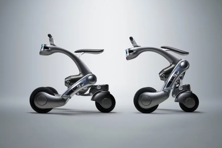 The CanguRo personal assistant/smart scooter can follow its user around or provide a motor-driven ride