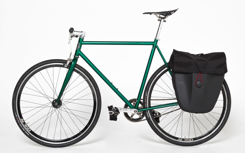 The Rest backpack can also be used as a bicycle pannier